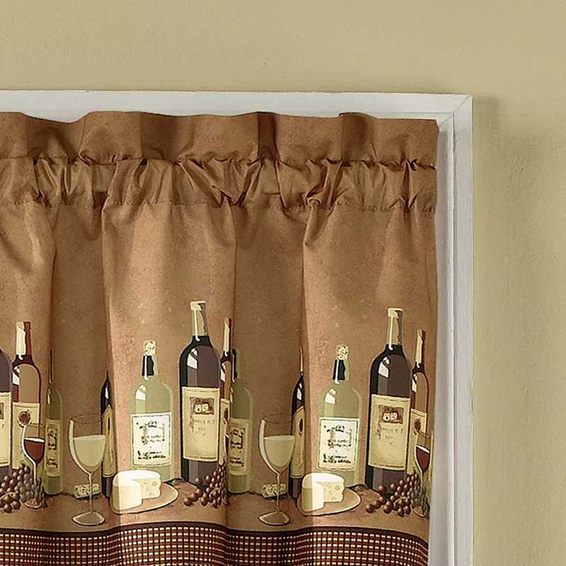 CHF Wines 3-pc. Kitchen Curtain Set