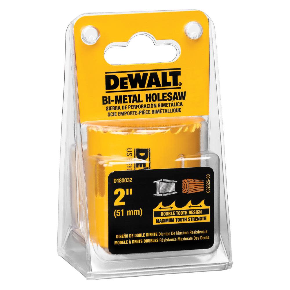 DEWALT 2 Hole Saw ;