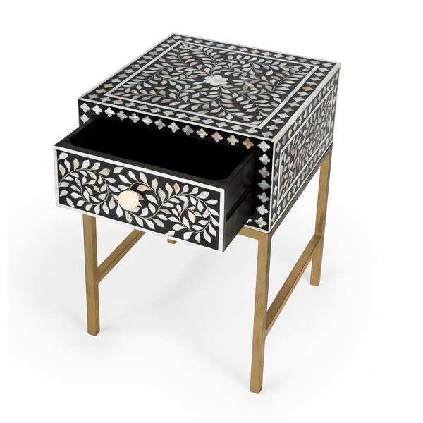 Butler Purgenia Mother Of Perl Side Table