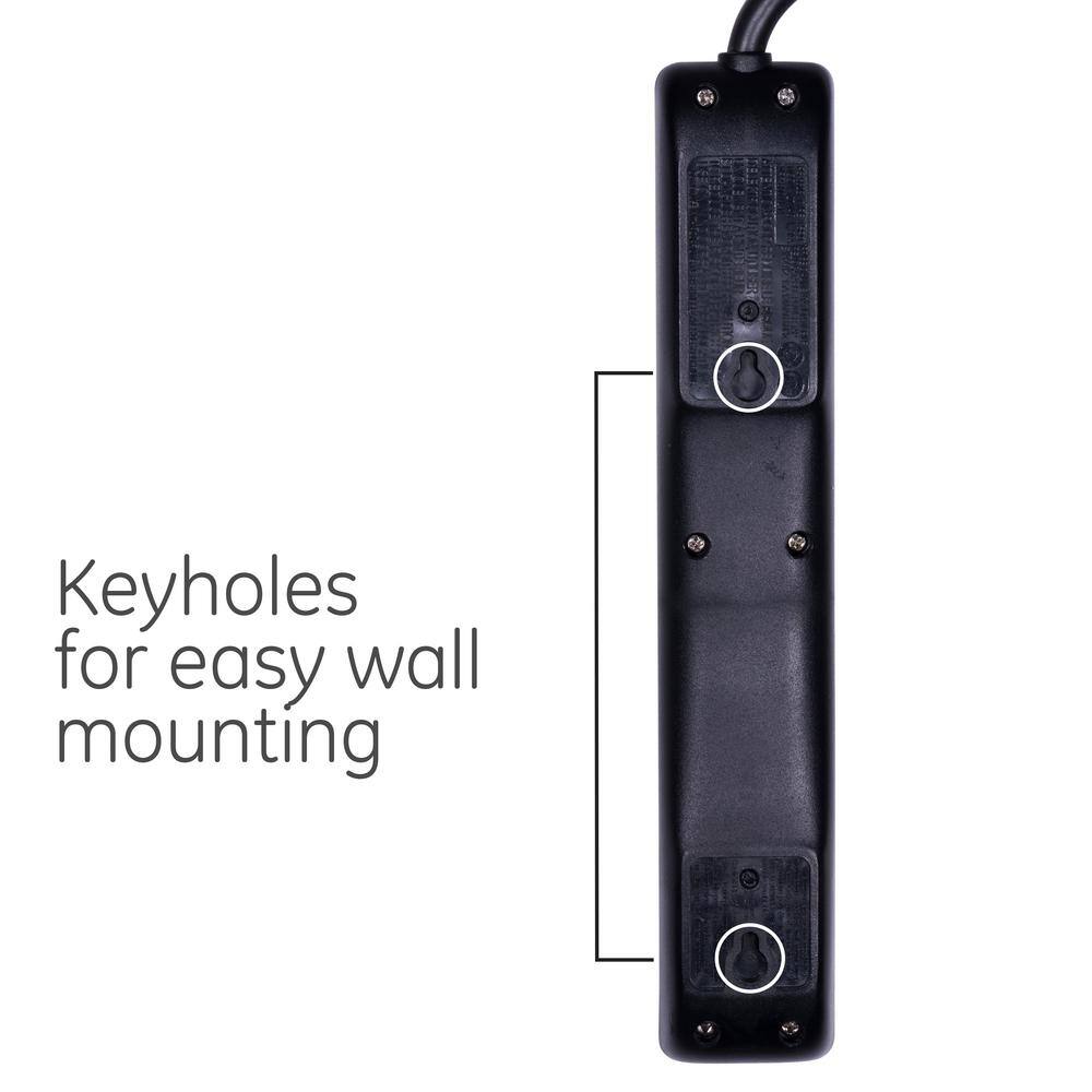 GE 6-Outlet Standard Surge Protector (2-Pack) 83969