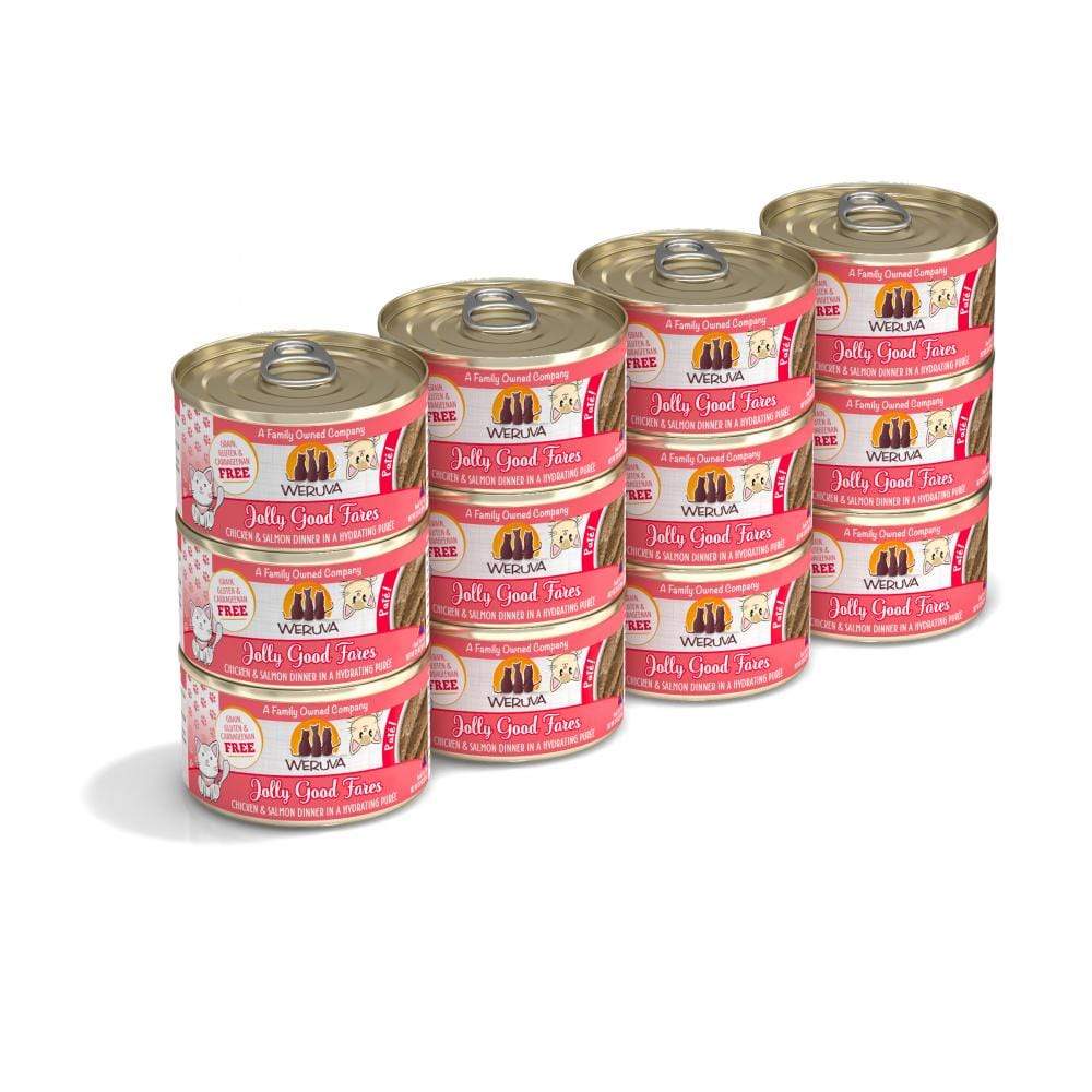 Weruva Classic Cat Pate Jolly Good Fares with Chicken and Salmon Canned