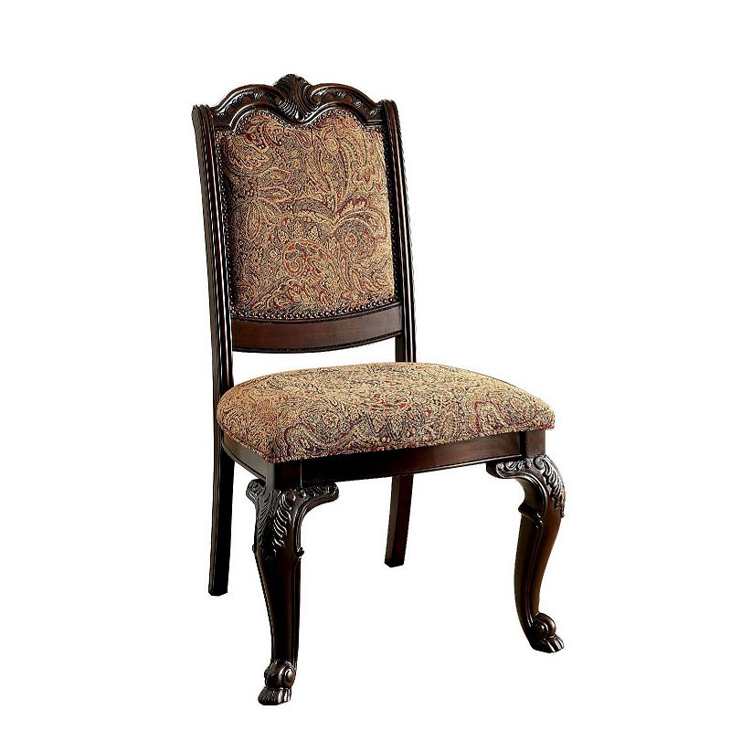 Bellagio Traditional Fabric Side Chair， Set Of 2