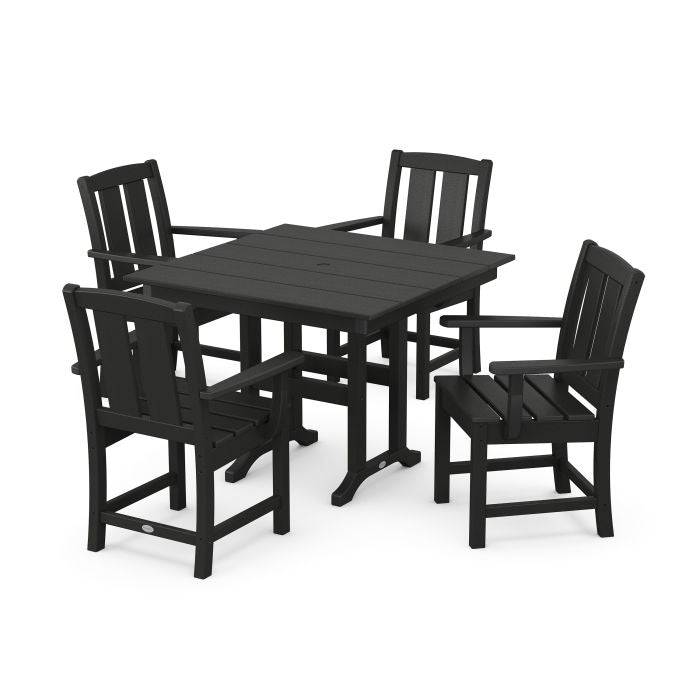 Polywood Mission 5-Piece Farmhouse Dining Set PWS2053-1