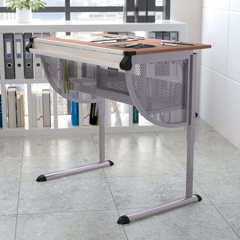 Flash Furniture Berkley Adjustable Drawing and Drafting Table