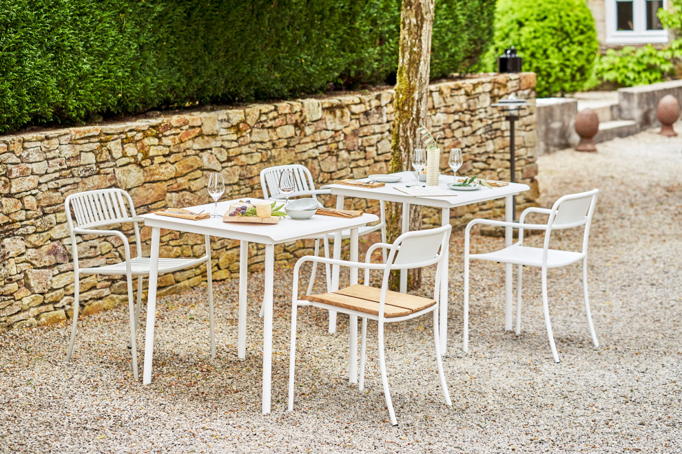 Patio Cafe Table Outdoor  Matte Fine Texture   Contemporary   Outdoor Dining Tables   by Sika Design  Houzz