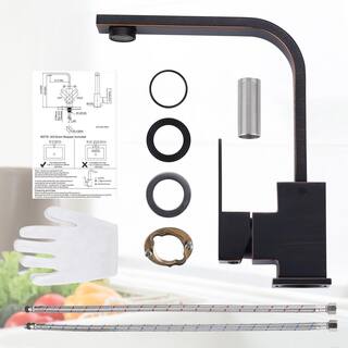 IVIGA Foundations Single Handle Bar Faucet Deckplate Not Included in Oil Rubbed Bronze VSK23RB