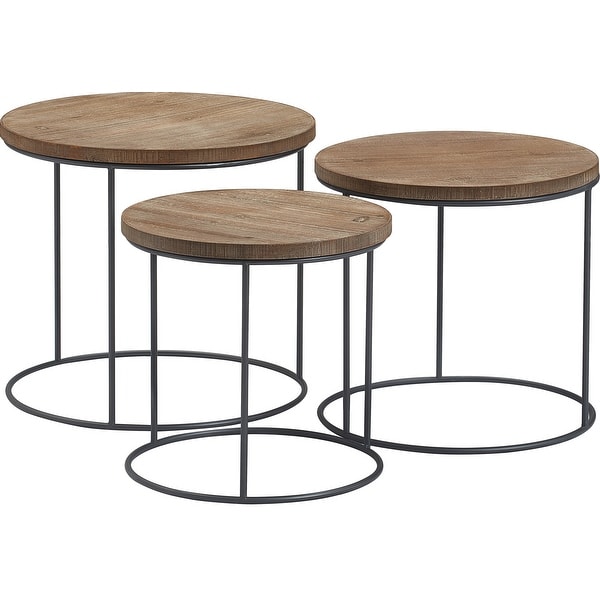 Tommy Hilfiger Berkshire Nesting Side Tables， Set of 3