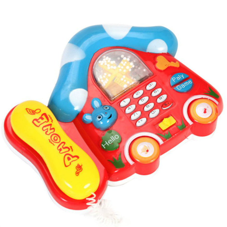 Random Color Children Kids Mini Colorful Electric Music Telephone Sounds Toys Gift