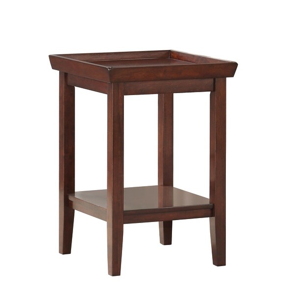 Porch and Den Luxembourg Rubberwood End Table