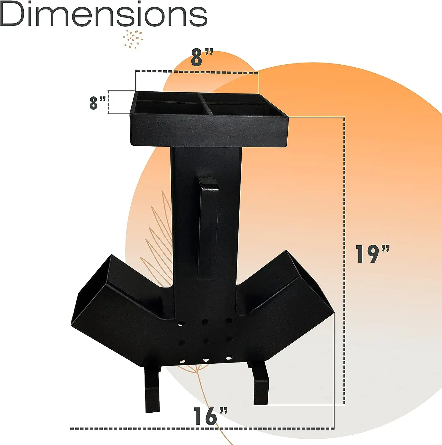 Camping Rocket Stove Split Self Feeding Camping Stove With Removable Top  For Outdoor Cooking  Camping  Hunting  Picnic