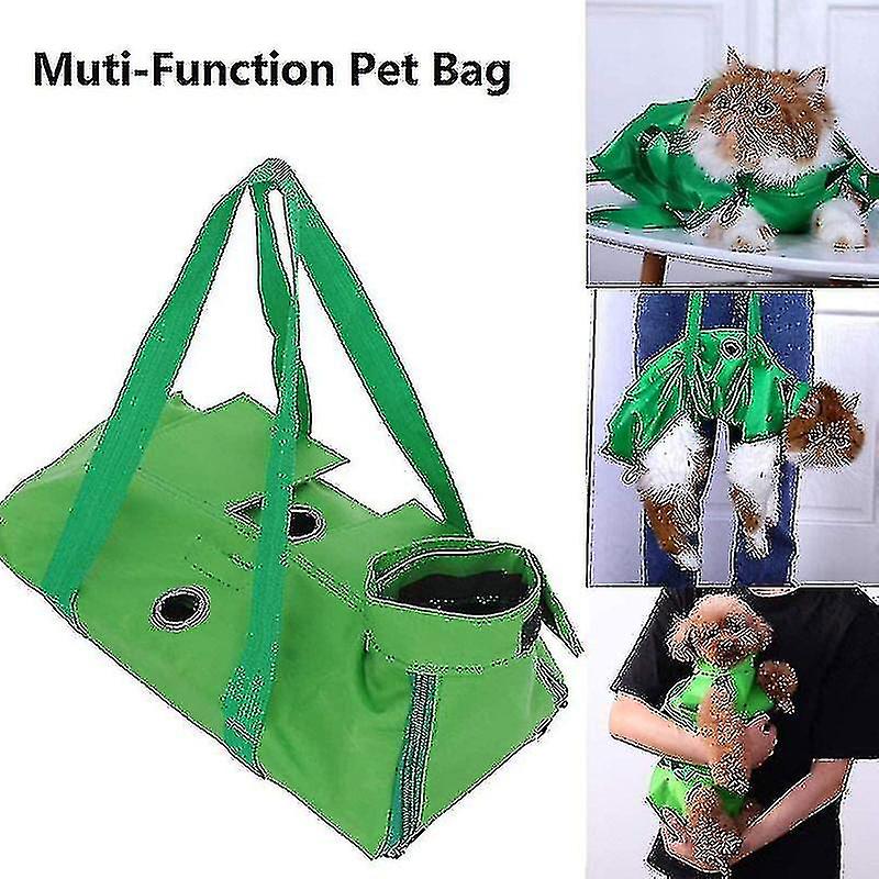 Multi-function Dog/cat Grooming Restraint Bags For Bathing Washing Trimming Nail1 Pieceblue