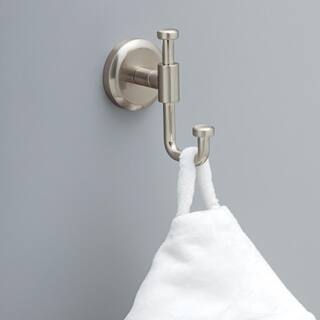 Delta Westdale Single Robe Hook in SpotShield Brushed Nickel WSD35-BN