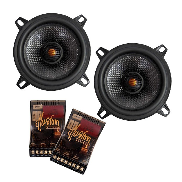 Carbon Series Coaxial Speaker Kit Pair