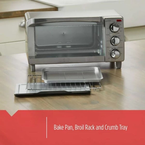 4-Slice Toaster Oven， Easy Controls