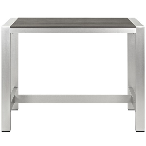 Outdoor Patio Aluminum Bar Table