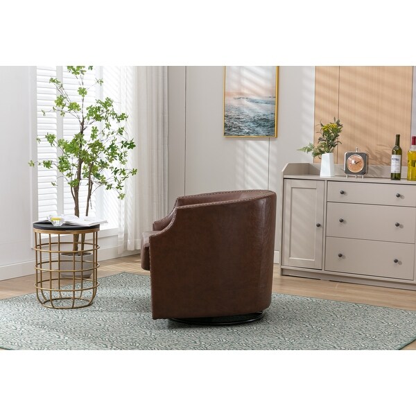 Swivel Chair Living Room Nailheads Accent Chairs， Coffee