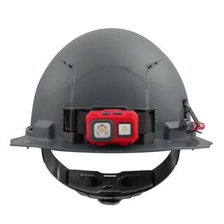 MW BOLT Gray Type 1 Class C Full Brim Vented Hard Hat with 4-Point Ratcheting Suspension (10-Pack) 48-73-1215X10