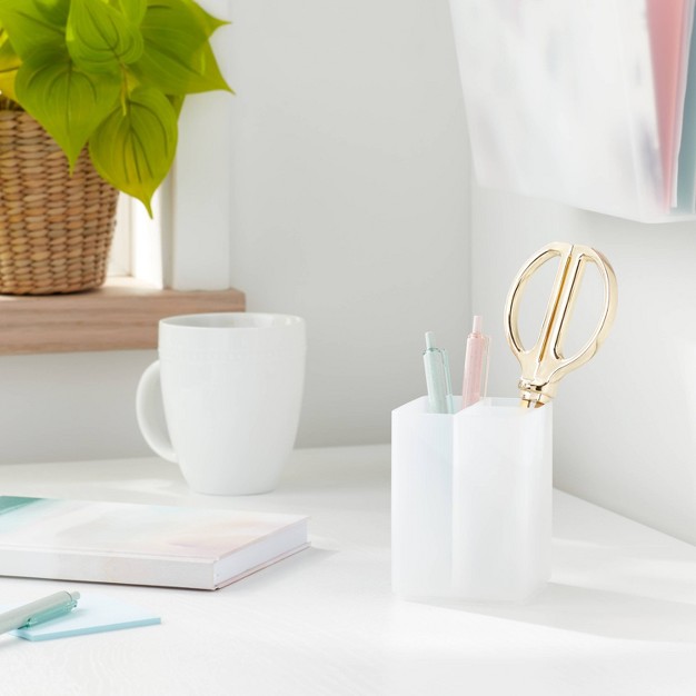 Plastic Pencil Holder Clear