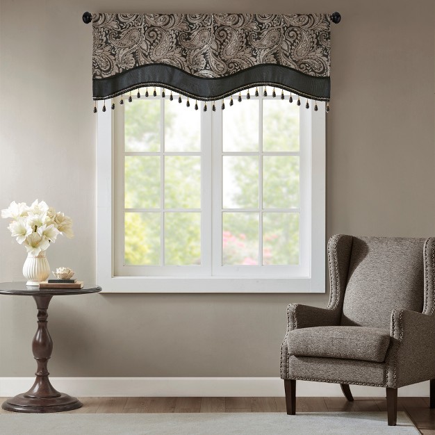 Valerie Jacquard Window Valance