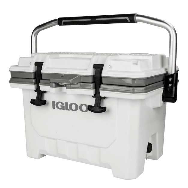 Igloo Imx Hard Sided 24qt Portable Cooler White