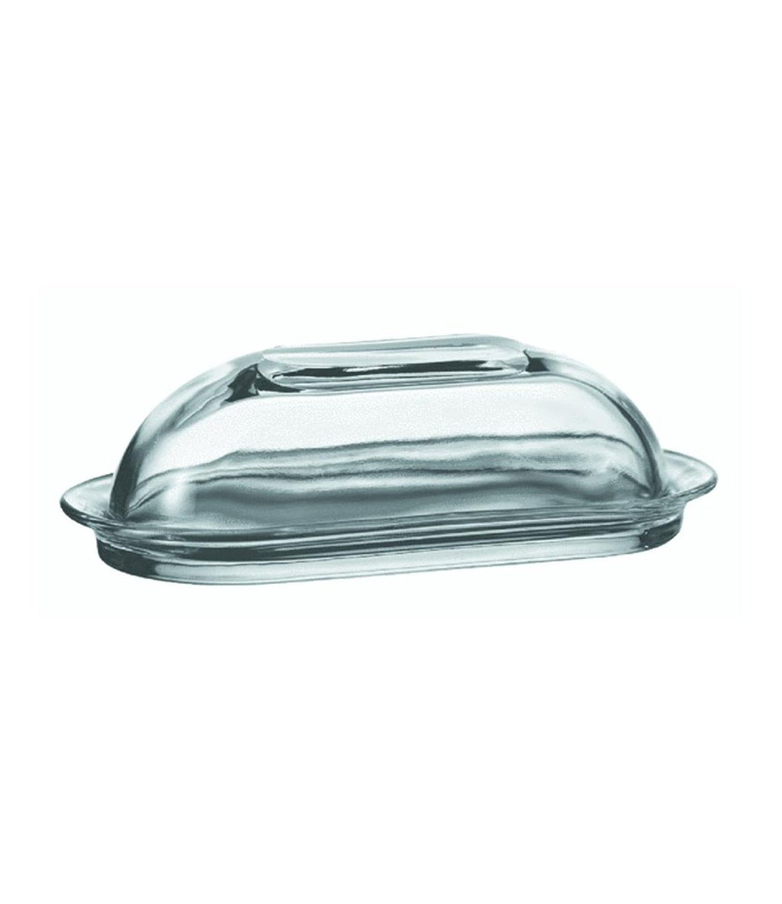 Glass Presentation Butter Dish with Cover 1692