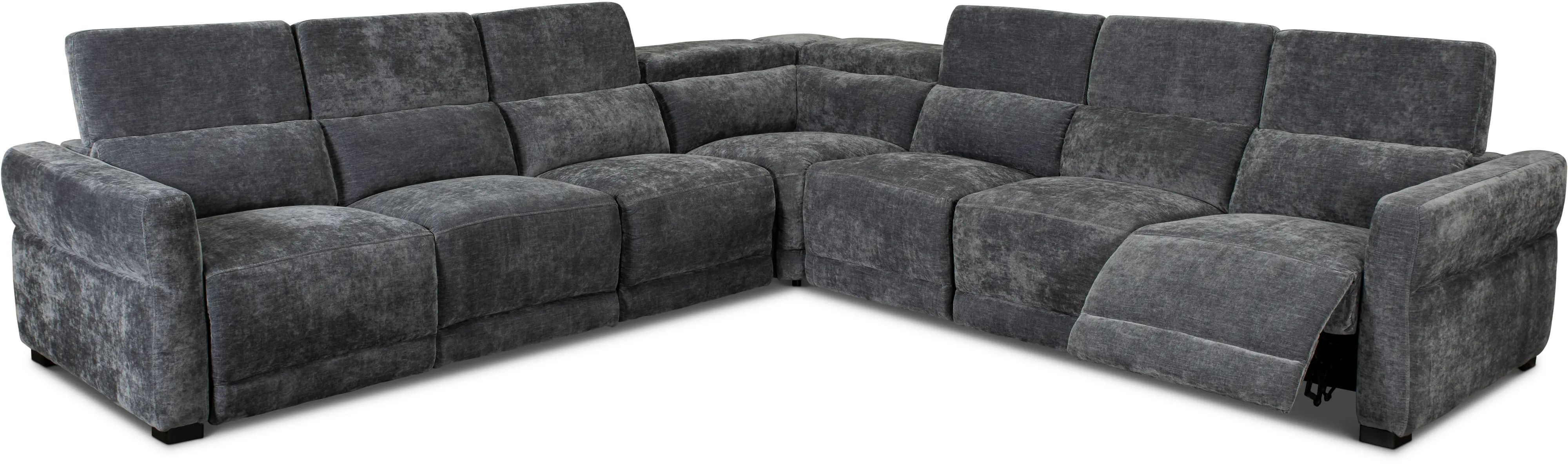 Mystery 5-Piece L-Shaped Power Reclining Sectional