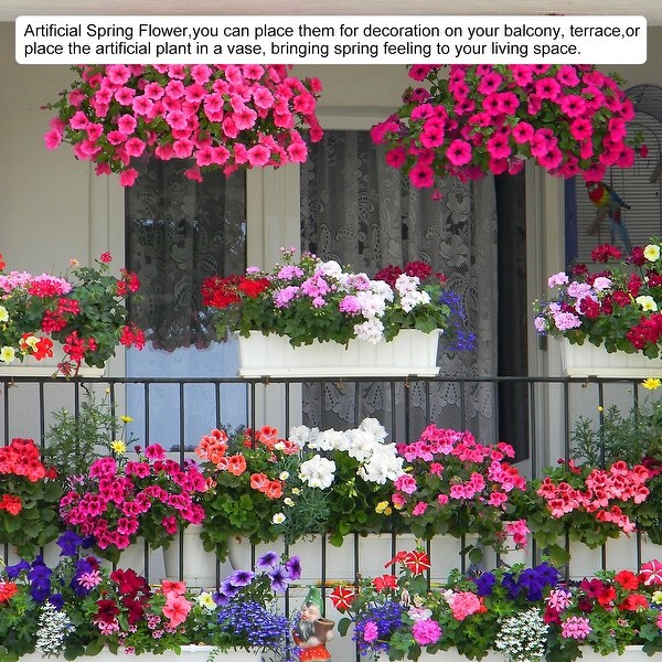 Artificial Flowers，Fake Hydrangea Plants for Outdoor