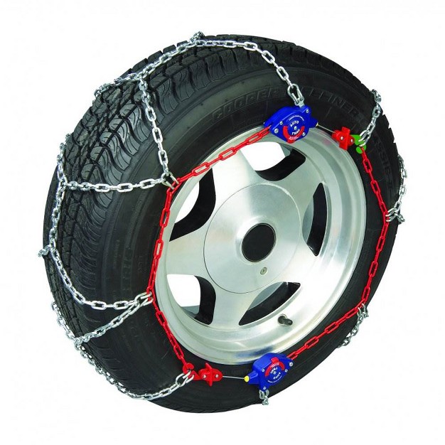 Auto trac 155505 Series 1500 Pickup Truck suv Traction Snow Tire Chains With Diamond Cross Pattern For Grip And Smoothness Pair