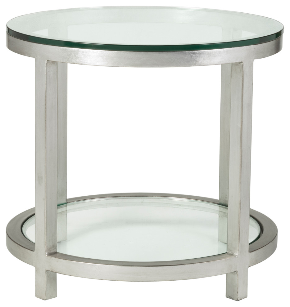 Per Se Round End Table   Contemporary   Side Tables And End Tables   by Lexington Home Brands  Houzz