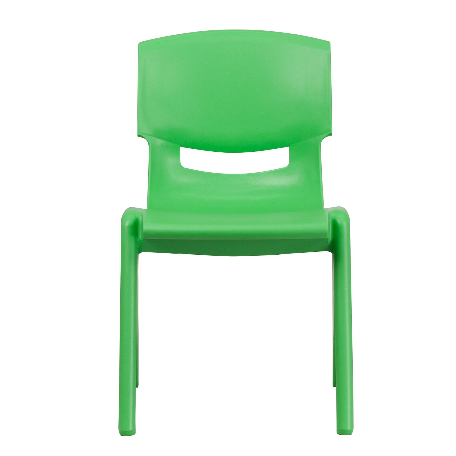 Emma and Oliver 5 Pack Plastic Stackable School Chair with 15.5'' Seat Height