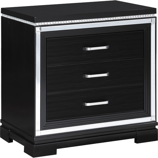 Isabelle Black 6-piece Bedroom Set - - 36058672