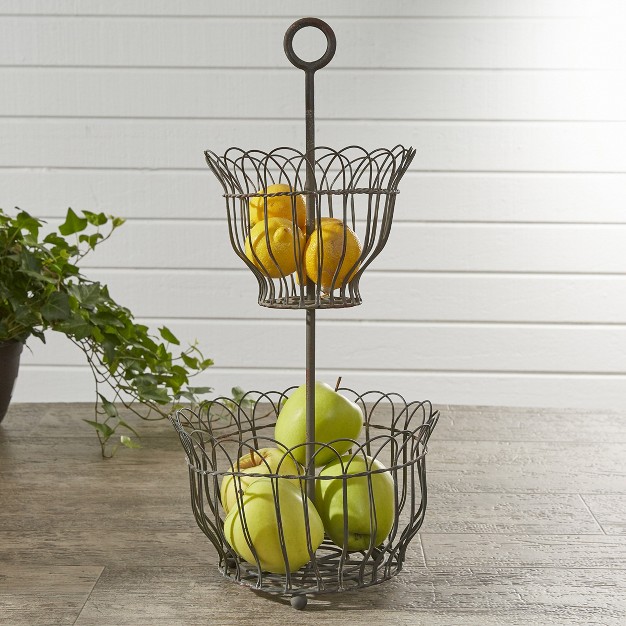 Park Designs 2 tier Scallop Bowl Stand