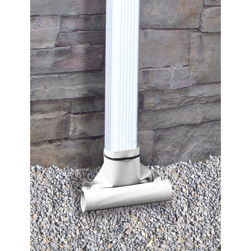 DOWNSPOUT EXTENSN WHT 4'