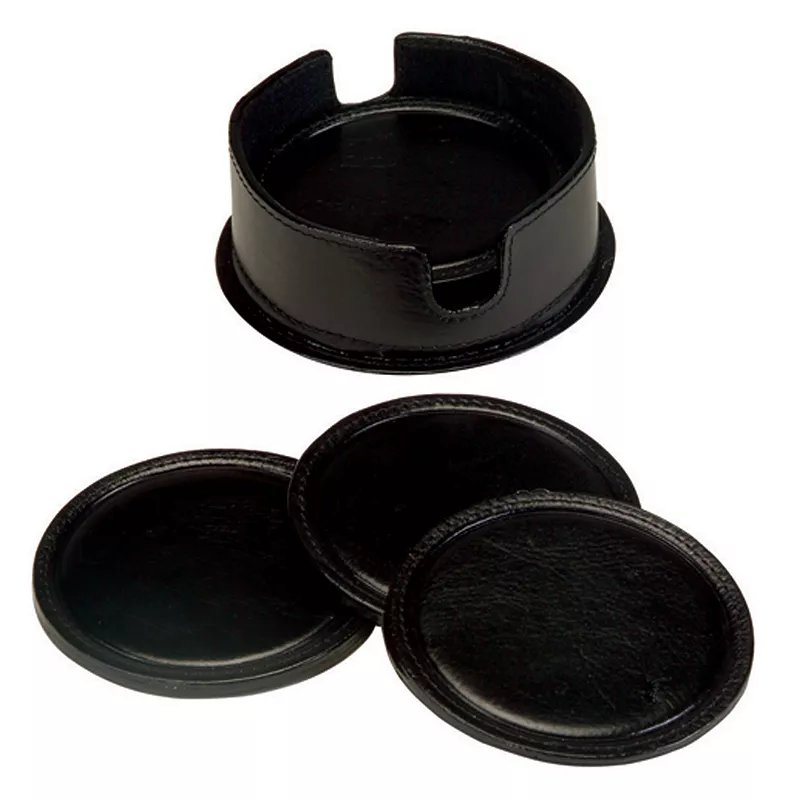 Royce Leather 7-pc. Coaster Set