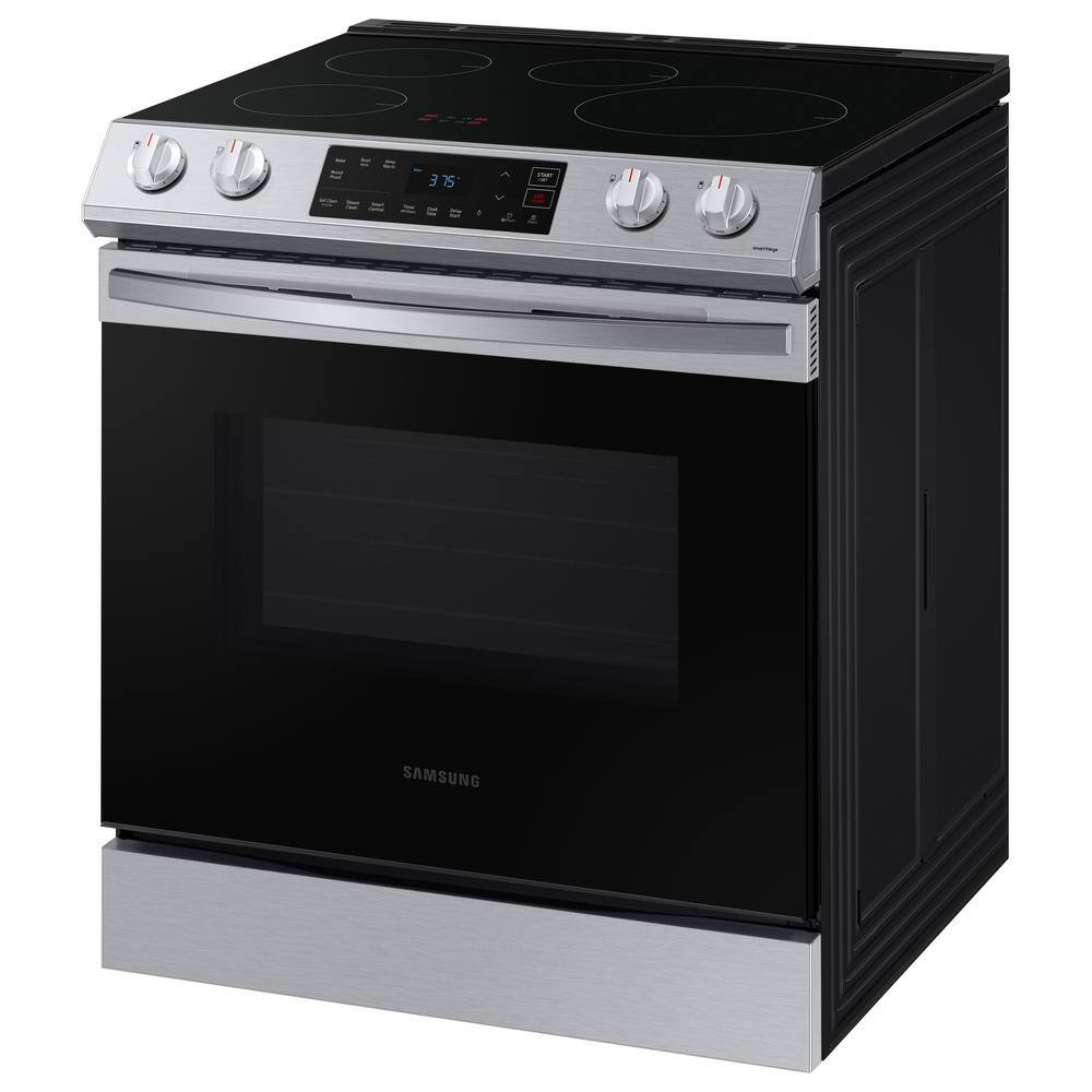  30 in. 6.3 cu. ft. Slide-In Induction Range with Self-Cleaning Oven in Stainless Steel NE63B8211SS