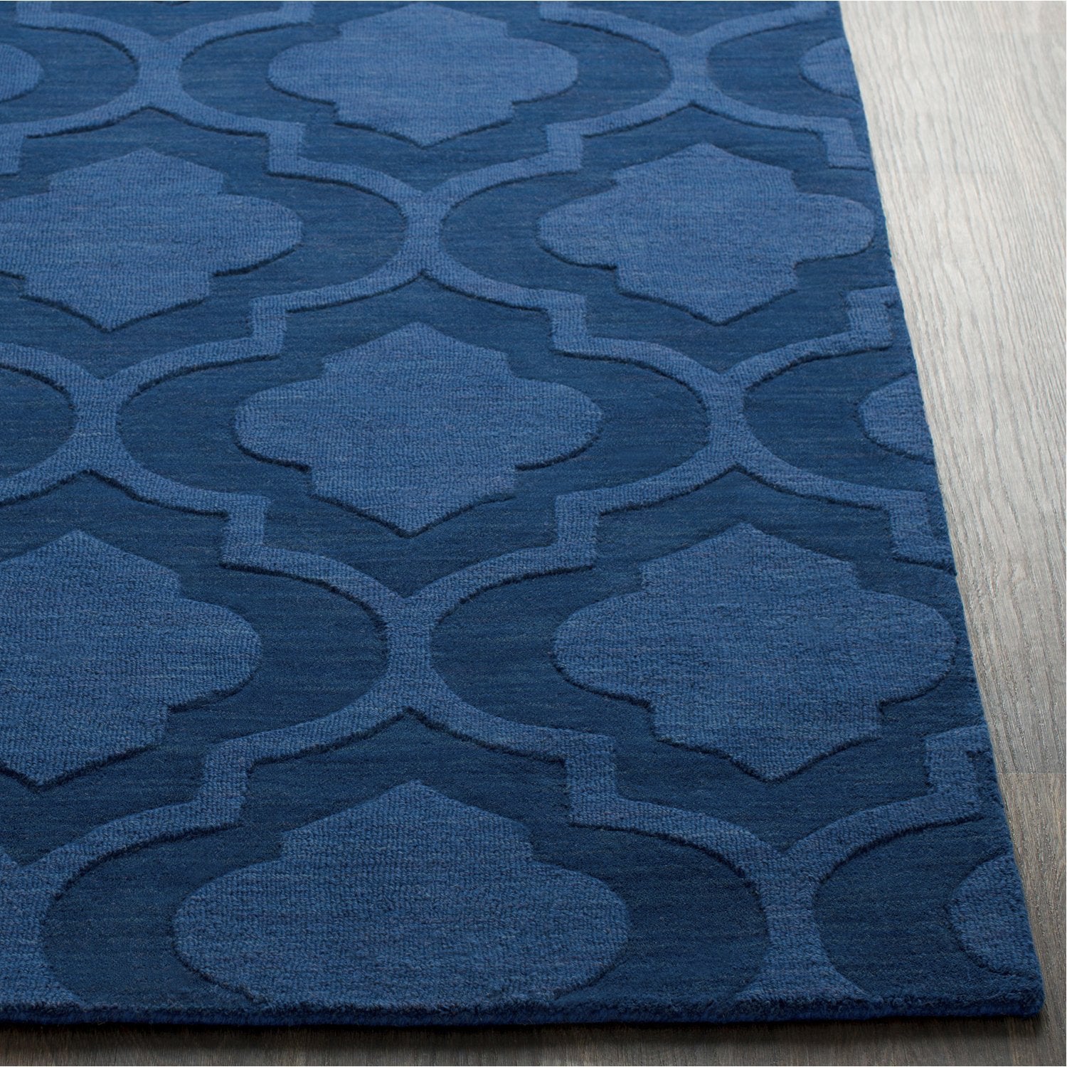 Central Park Rug in Dark Blue