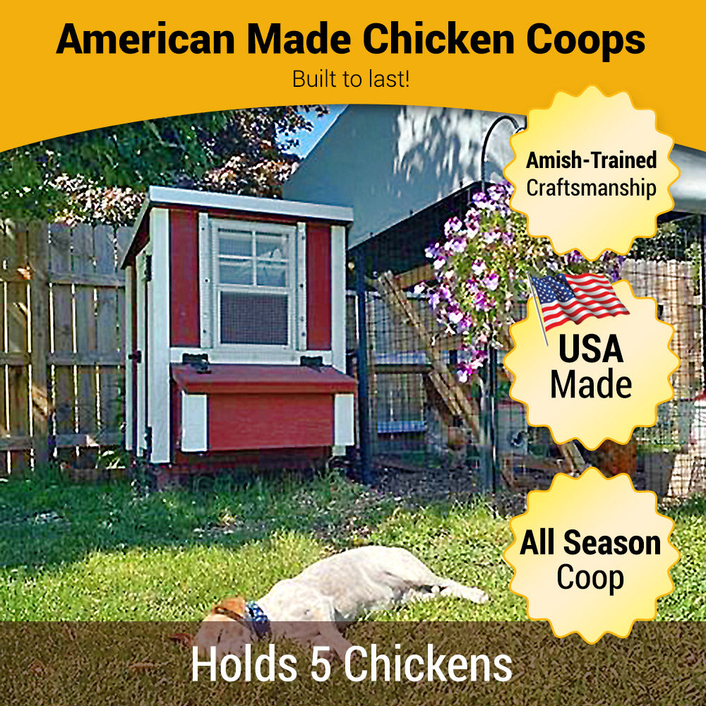 OverEZ Small Chicken Coop - Up to 5 Chickens