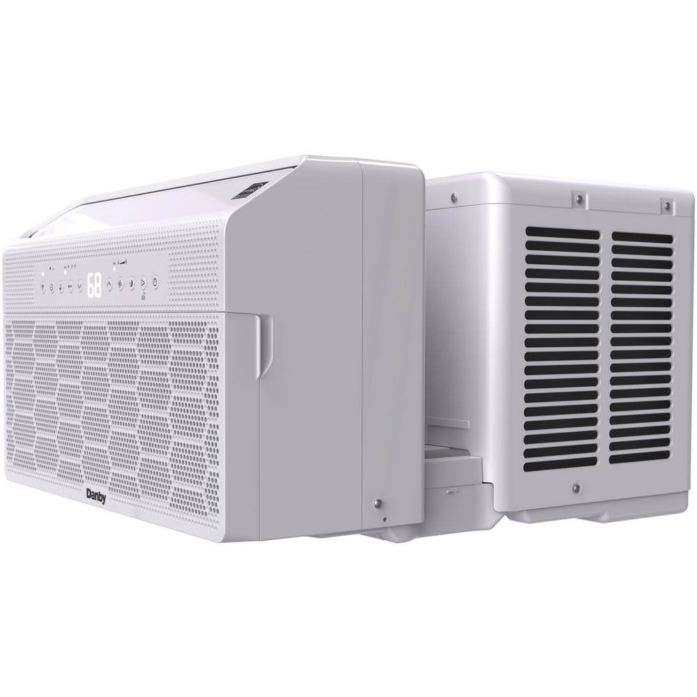 Danby 8000 BTU 350 sq.ft. U-Shape Window AC with Remote in White DAC080B7IWDB-6