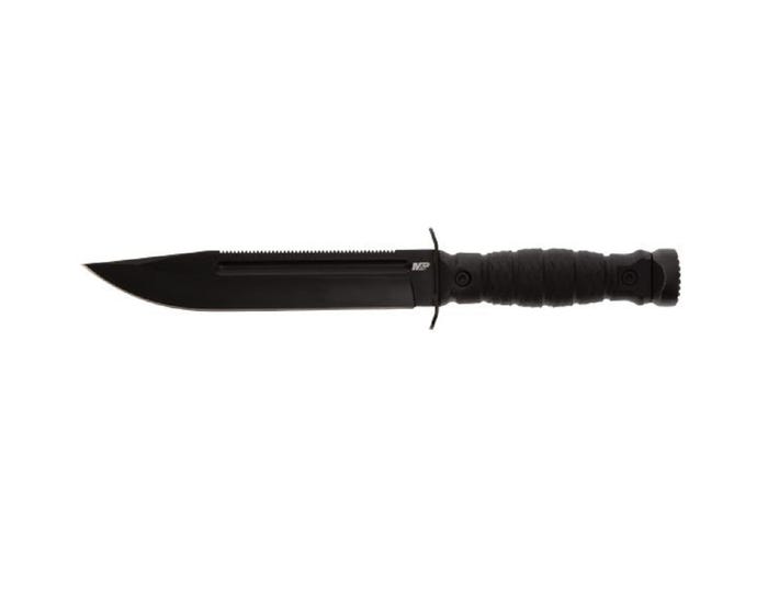 Smith and Wesson M and P Special Ops Full Tang Fixed Blade 7 Inch Survival Knife - 12524428