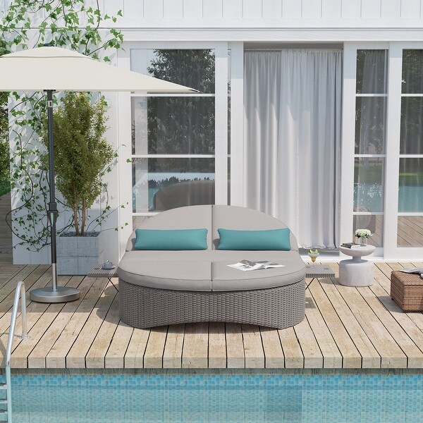 Ove Decors Sandra Daybed Grey Plain Weave