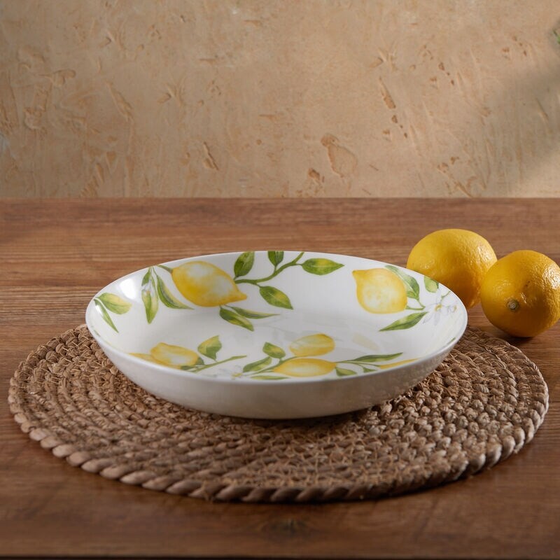 Mikasa Lemons 8.5In Pasta Bowl  Set of 4