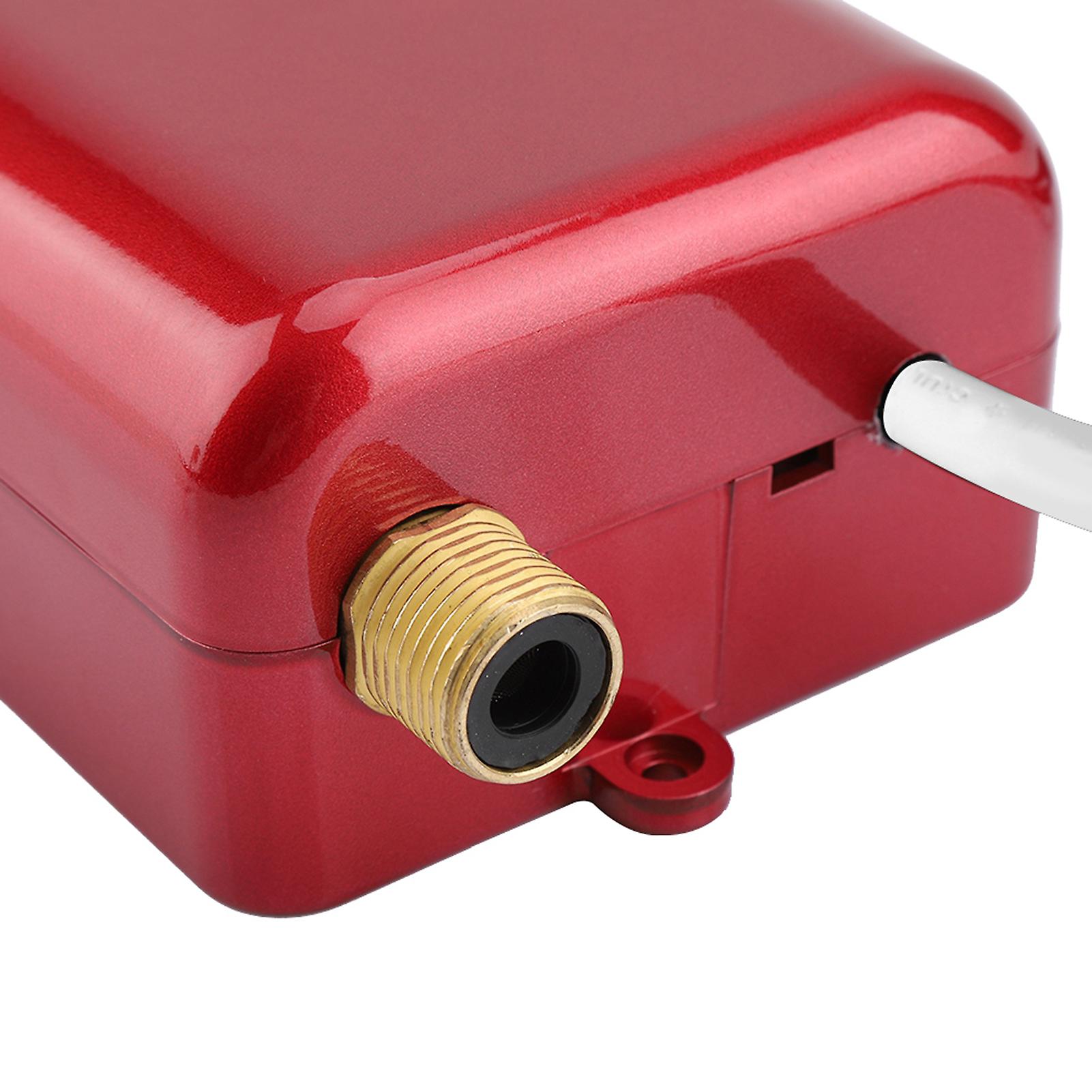 220v 3800w Mini Electric Tankless Instant Hot Water Heater Bathroom Kitchen Washing Eu Plug Red