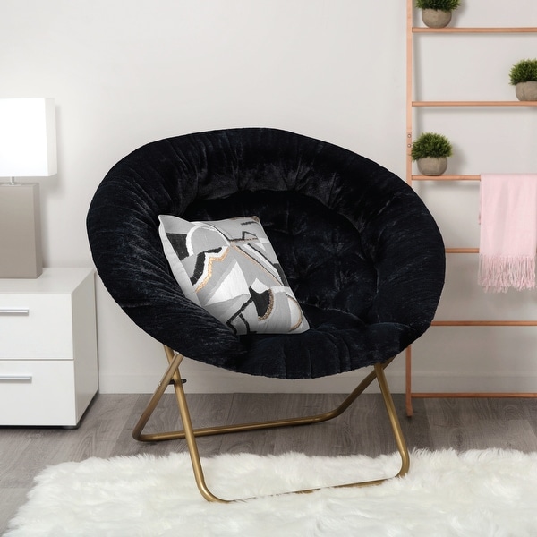 Milliard Cozy X-large Faux Fur Saucer Chair