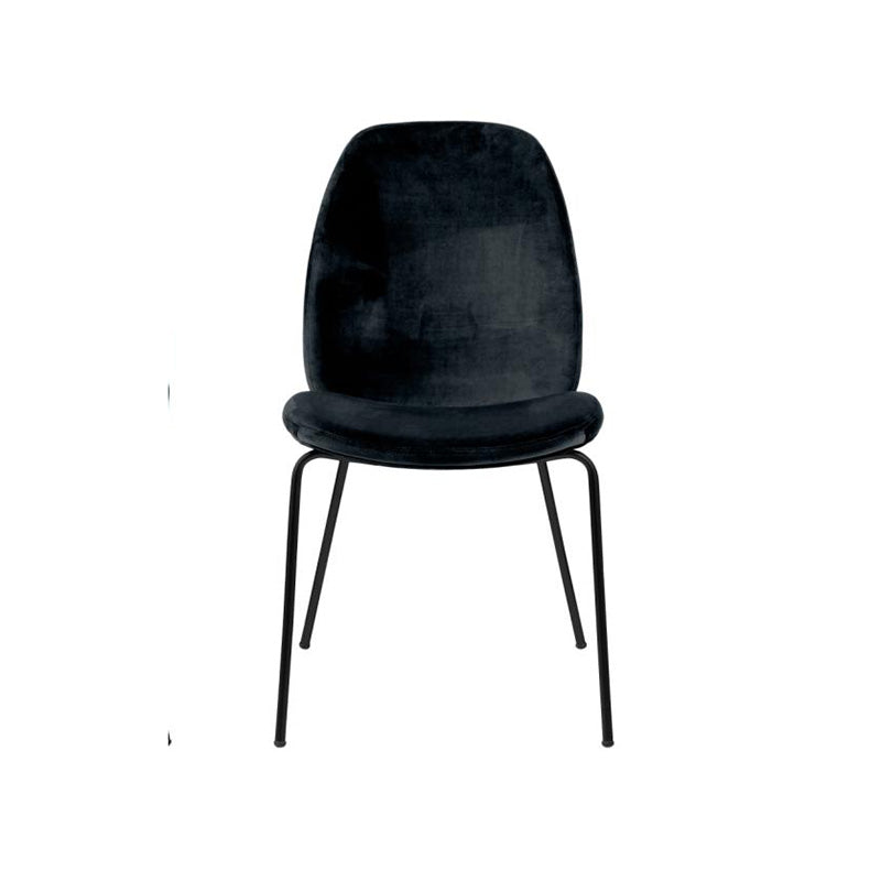 ADELIA Dining Chair - Black Velvet