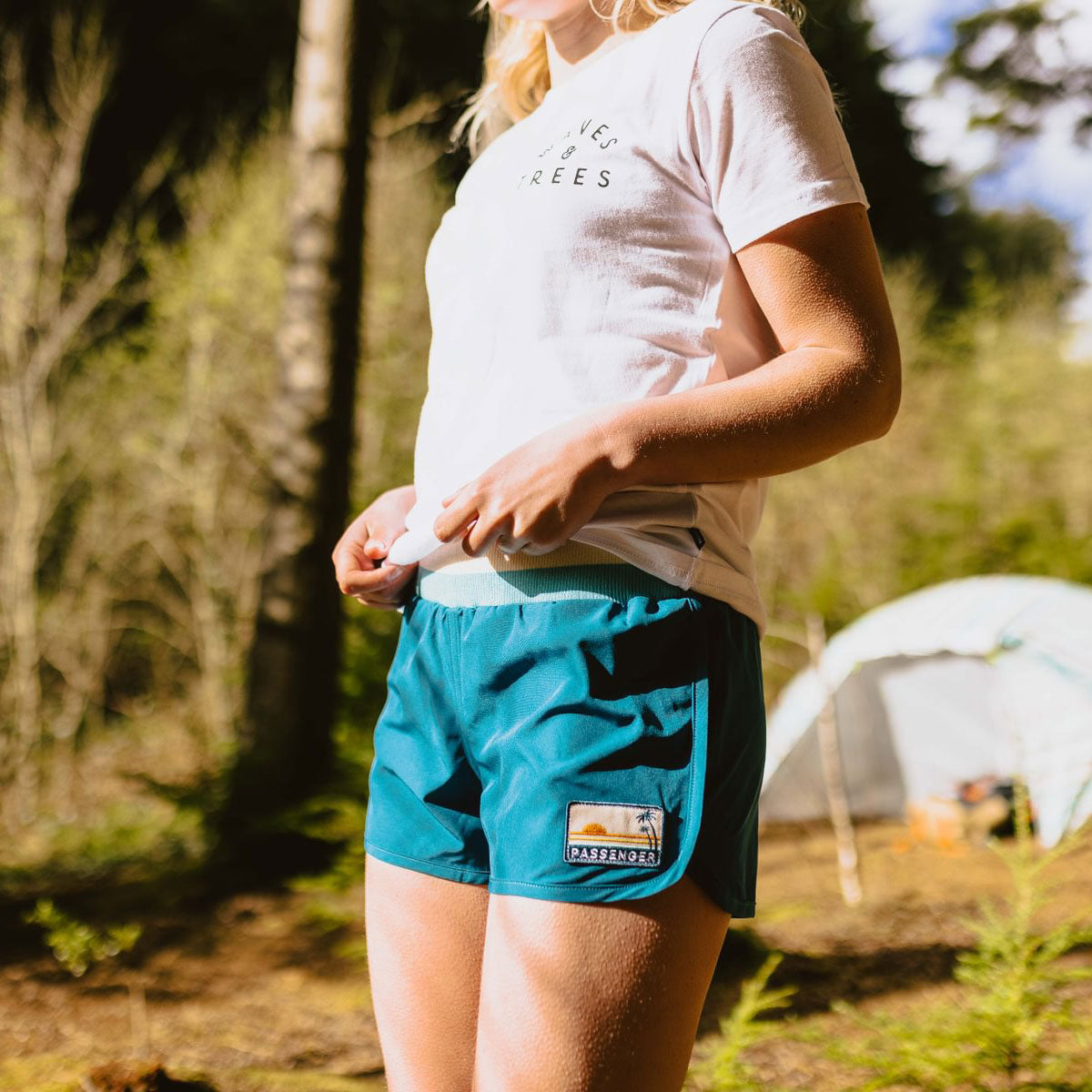 Explore Recycled All Purpose Shorts - Blue Coral