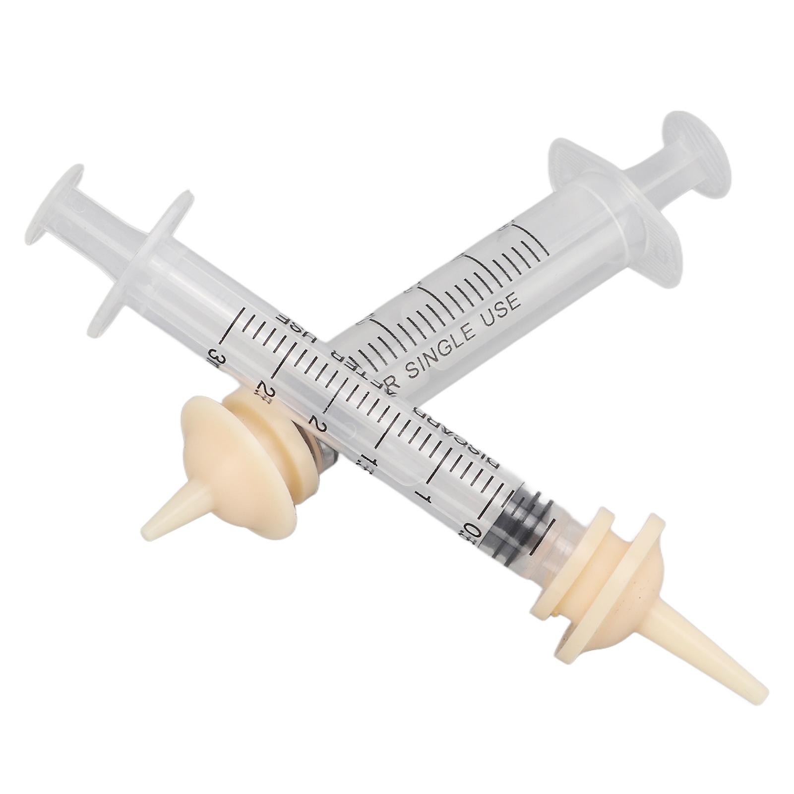 Pet Medicine Feeder Dog Syringe Dispenser With Concave Convex Handle For Small Animals