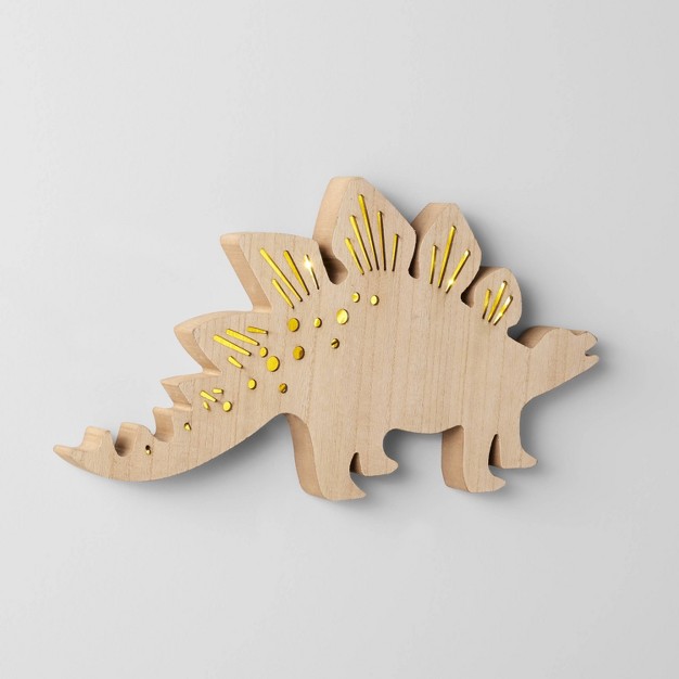 Dinosaur Wood Lit Kids x27 Wall Decor