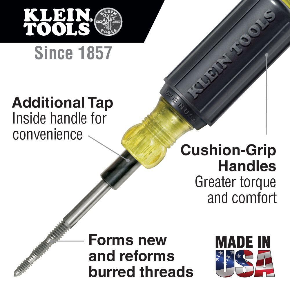 Klein Tools Cushion-Grip 6-in-1 Tapping Tool 626 from Klein Tools