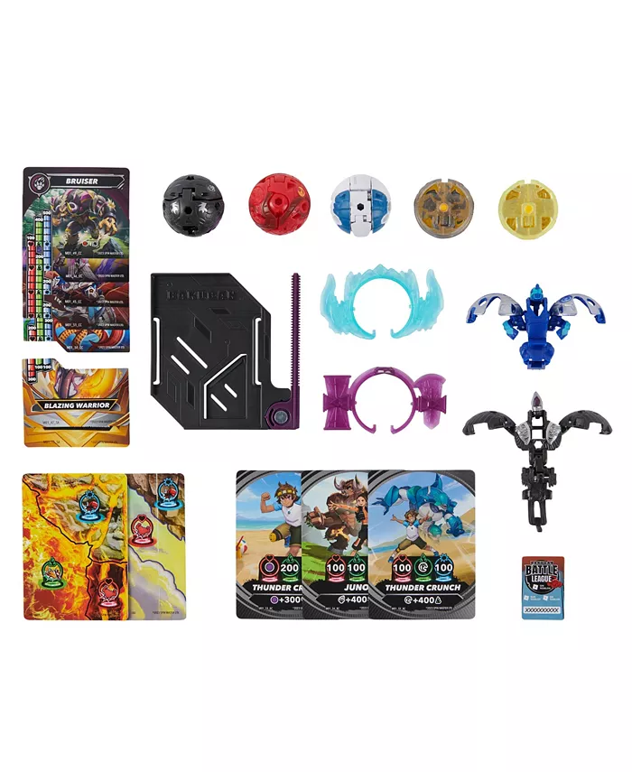 Bakugan Battle 5-Pack  Special Attack Dragonoid  Ventri  Bruiser  Octogan  Trox  Customizable  Spinning Action Figures