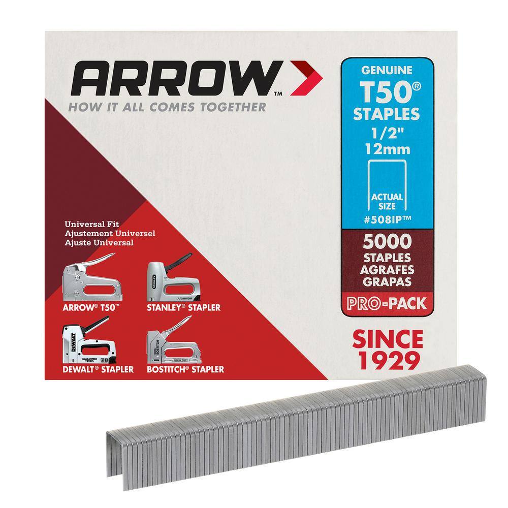 Arrow 12 in. Staples Industrial Pack 508IP